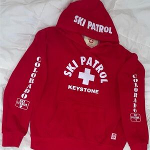 Teen Red SKI PATROL Keystone Hoodie
